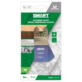 Trade 32mm Japanese tooth Multi Tool Blade Pk 10 Wood & Plastics