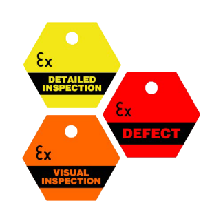 Plastic Tags (white in colour, numbered 1 to 82) Ex detailed Inspection