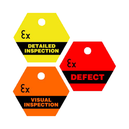 Plastic Tags (white in colour, numbered 1 to 82) Ex detailed Inspection