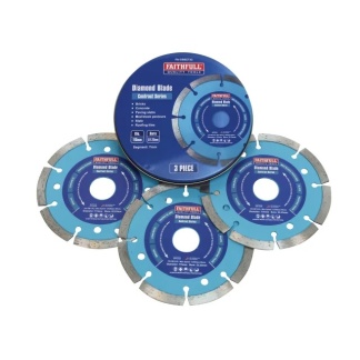 115 x 22.2mm Contract Diamond Blades  (Pack 3)