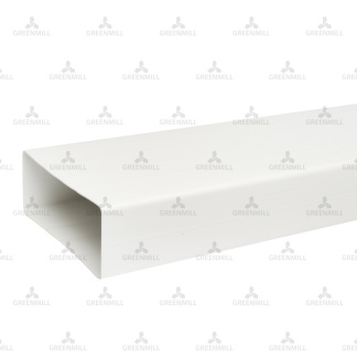 204 x 60mm x 1.5mtr Flat Channel Ducting