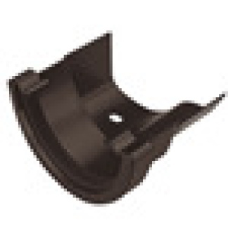 Half Round To Ogee Gutter Adaptor in Black