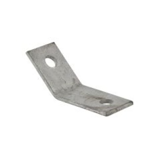 Obtuse Angle Bracket 2 Hole 45deg 58x75 HDG Box 25