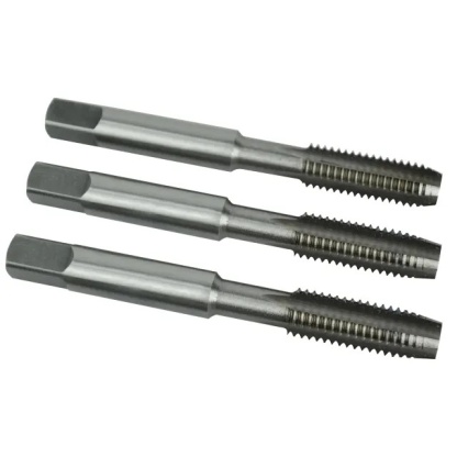 M6 x 1.0 HSS Straight Flute Tap Set 3 Piece
