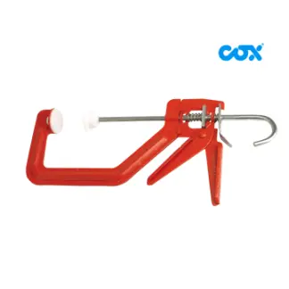 SOL150 Solo Clamp 150P One-Handed Plastic Pad G-Clamp 150mm (6in)