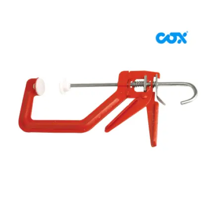 SOL150 Solo Clamp 150P One-Handed Plastic Pad G-Clamp 150mm (6in)