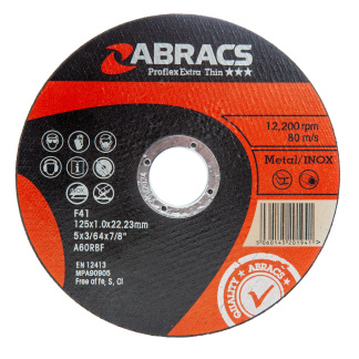 125mm x 1mm Abracs Proflex Extra Thin INOX Cutting Disc (25 Pack)