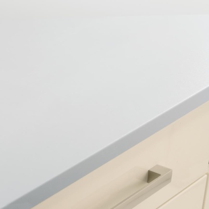 White Bullnose Worktop 3m 38mm/8mm (600 Deep)