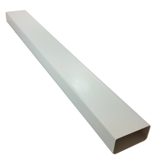 110 x 54mm x 1.5mtr Flat Channel Ducting