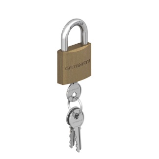 This Gatemate brass padlock 40mm