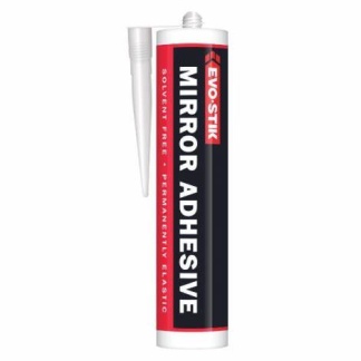 Evo-Stik Solvent-free Light grey Mirror Adhesive 290ml