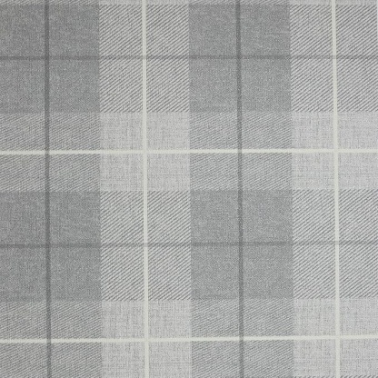 Grey Country Tartan Wallpaper Checked Textured Hessian Paste Wall Vinyl