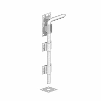 450mm Stainless Garage Drop Bolt