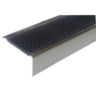 1 x Anti-slip Stainless Steel Stair Nosing-2.5m Black
