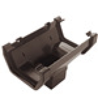 Square-line Running Outlet in Black