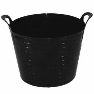 Amtech black eco-friendly flexi tub (26L capacity)