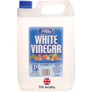 Pride White Vinegar 5L | Food Grade Suitable for Cleaning | Cooking | Weed Killer