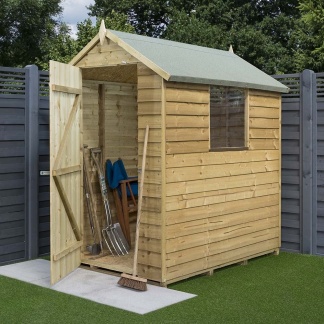 6×4 Overlap Pressure Treated Shed
Code: OLAP6X4PT