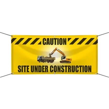 PVC Banner 8m x 1m - Full colour print Premium quality banner made from 500gsm PVC.