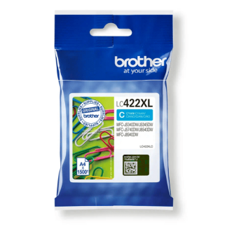 Brother LC422XLC Cyan High Capacity Ink Cartridge (Original)