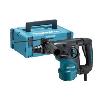 Makita HR3001CJ 110V 3 function hammer - SDS plus   1050 Watt   Variable / reversing   Max in concrete: 30mm   MakPac type 2 case