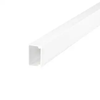 25 X 38mm x 3m White Plastic Mini Trunking