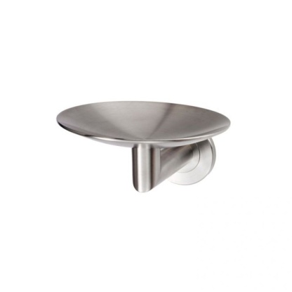 Deleau LXX13SS satin stainless wall mounted soap dish
