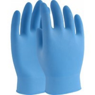Standard Blue Nitrile Box of 100 - Powder free Gloves Size 10(XL)