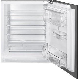 Smeg UKU8L080DF Built Under Larder Fridge Product code: UKU8L080DF Colour - White Capacity (Gross) - Fridge 134 Litres Wi-Fi Connectivity - No Right Hand Reversible Door Fixed Door Hinge System