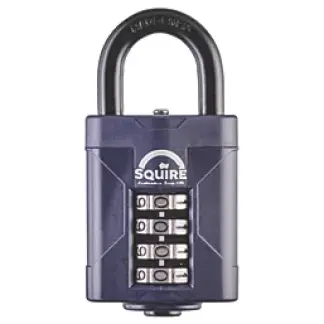 Squire Water-Resistant Combination Padlock Blue 50mm (76596)