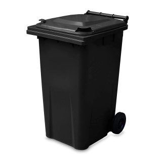 240L Wheelie Bin - Black