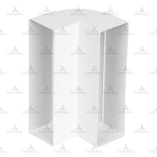 204 x 60mm Plastic Vertical 90° Bend 204 x 60mm Plastic Vertical 90° Bend