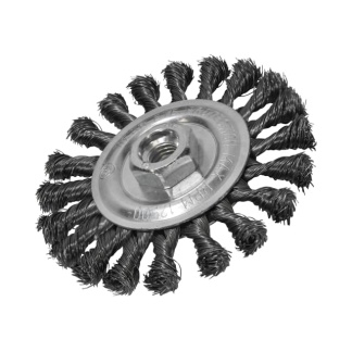 Circular Wire Brush 115 x 12mm M14x2 Bore, 0.35mm Wire