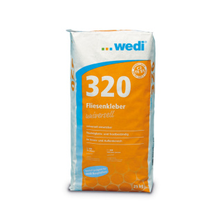 Wedi 320 Premium Tile Adhesive  25Kg
