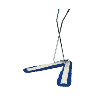 V Sweeper Heads Synthetic Pair 1m Blue