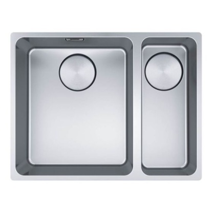 Franke Mythos 1.5 Bowl Undermount Kitchen Sink with RH Small Bowl