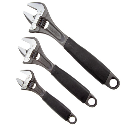 **Bahco ADJUST 3-90 Ergo Central Nut Adjustable Wrench Set (Pack Of 3)