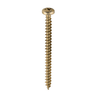 4.0 x 50 Classic Multipurpose Screws - PZ - Pan Head - Yellow Box 200
