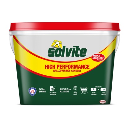 Solvite All purpose Ready mixed Wallpaper Adhesive 4.5kg