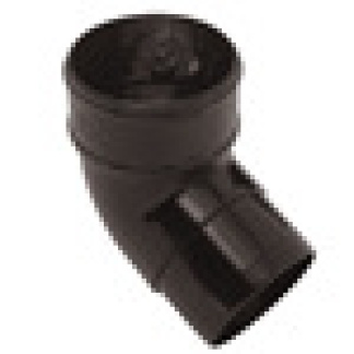 45° Downpipe Bend in Black
