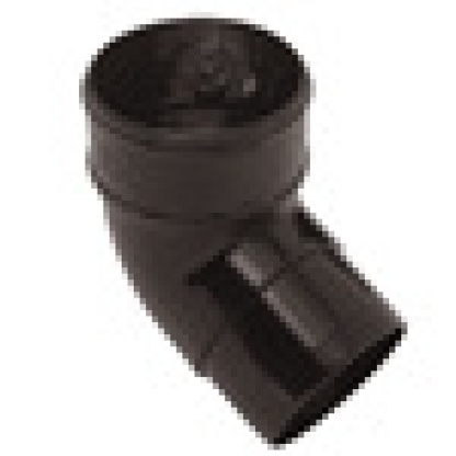 45° Downpipe Bend in Black