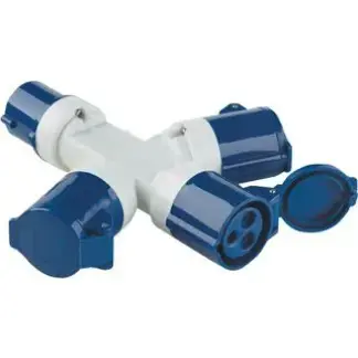 230V, Outdoor 3 Way 16A Splitter