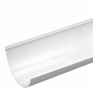 4m Gutter Round Sovereign White