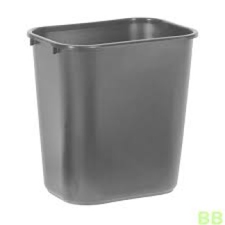 RMA-0027 Grey 27L Plastic Bin