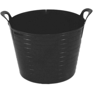 Amtech black eco-friendly flexi tub (14L capacity)