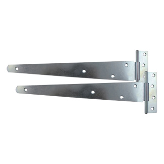 Pair of Medium Tee Hinges - Hot Dipped Galvanised 15"