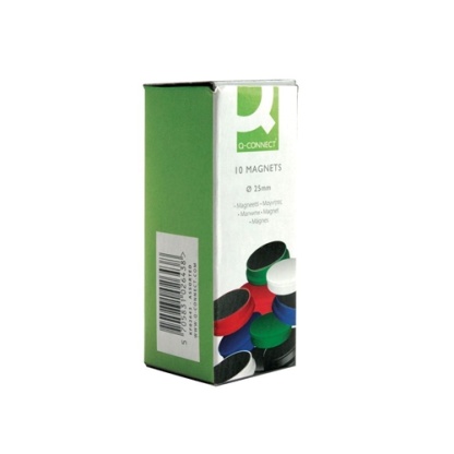 Round Magnet 25mm Assorted (Pack of 10) KF02643