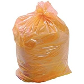 50x Large Strong Refuse Rubbish Waste Recycling Dustbin Bin Bags ORANGE