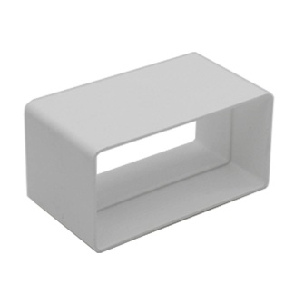 110 x 54mm Flat Plastic Channel Duct Connector