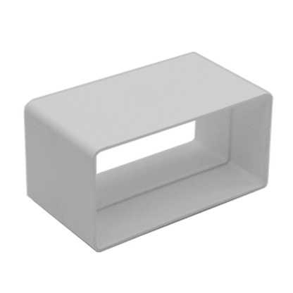 110 x 54mm Flat Plastic Channel Duct Connector